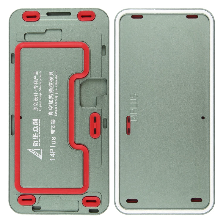 LCD Screen Frame Vacuum Heating Glue Removal Mold with Holder, For iPhone 16 Pro Max, For iPhone 16 Pro, For iPhone 16 Plus, For iPhone 16, For iPhone 15 Pro Max, For iPhone 15 Pro, For iPhone 15 Plus, For iPhone 15, For iPhone 14 Plus, For iPhone 14  ...