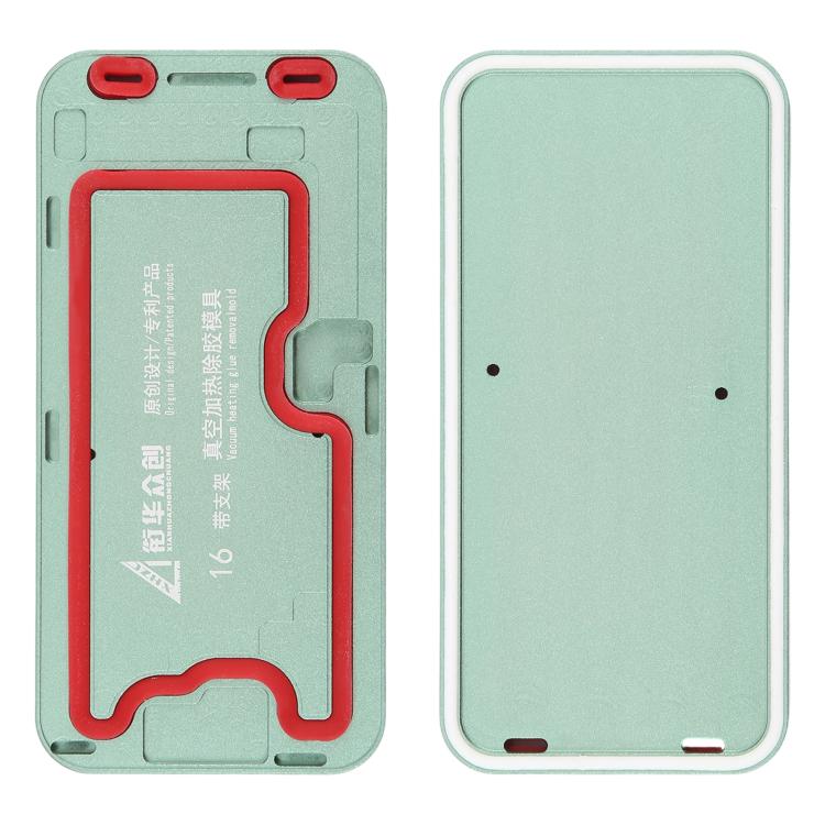 LCD Screen Frame Vacuum Heating Glue Removal Mold with Holder, For iPhone 16 Pro Max, For iPhone 16 Pro, For iPhone 16 Plus, For iPhone 16, For iPhone 15 Pro Max, For iPhone 15 Pro, For iPhone 15 Plus, For iPhone 15, For iPhone 14 Plus, For iPhone 14  ...
