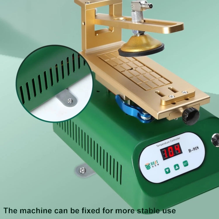 BEST B-918A 7 inch 110V Vacuum Pump LCD Screen Rotary Heating Platform Separator, US Plug, EU Plug