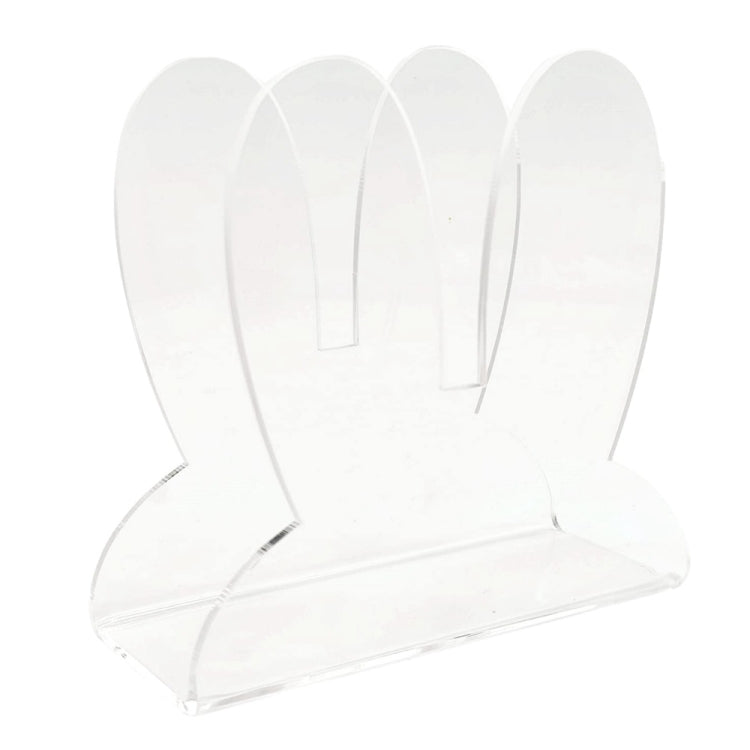 Acrylic Cute Rabbit Ears Shape Napkin Storage Rack, YX093