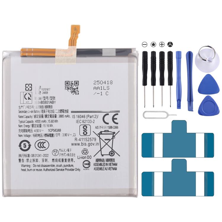 Battery Replacement, For Galaxy A36 / A56 5000mAh, For Galaxy S25 S9310 4000mAh, For Galaxy S25+ S936E/W/B/N/U S9360 4900mAh, For Galaxy S25 Ultra S938B/N/W/U/Q SM-S9380 5000mAh, For Galaxy S24 FE 4700mAh, For Galaxy Z Flip6 2870mAh 1130mAh 1 Pair     ...