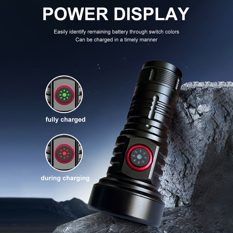 819 T20 1000LM USB Rechargeable LED Flashlight, Not Battery, Including Battery