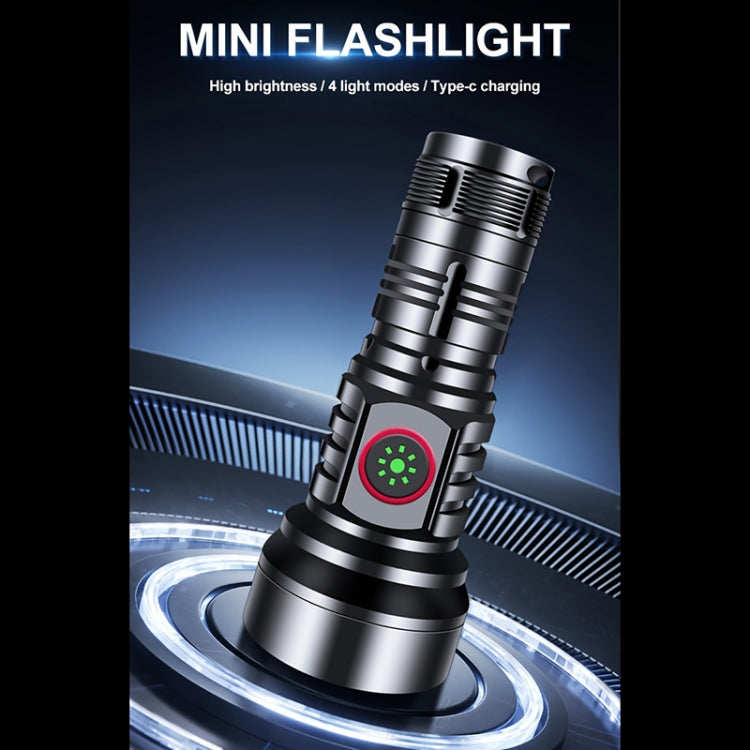 819 T20 1000LM USB Rechargeable LED Flashlight, Not Battery, Including Battery