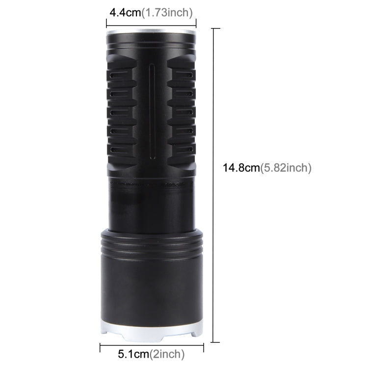 S2302 30W 1600LM High Power Telescopic Zoom Flashlight, S2302