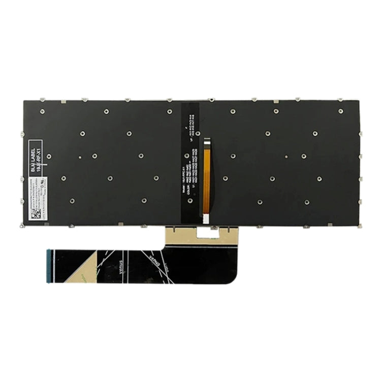 US Version Laptop Backlight Keyboard, F10 Key with Lock Icon, For Lenovo IdeaPad 5 / Yoga Slim 7 Pro (with Lock Icon)