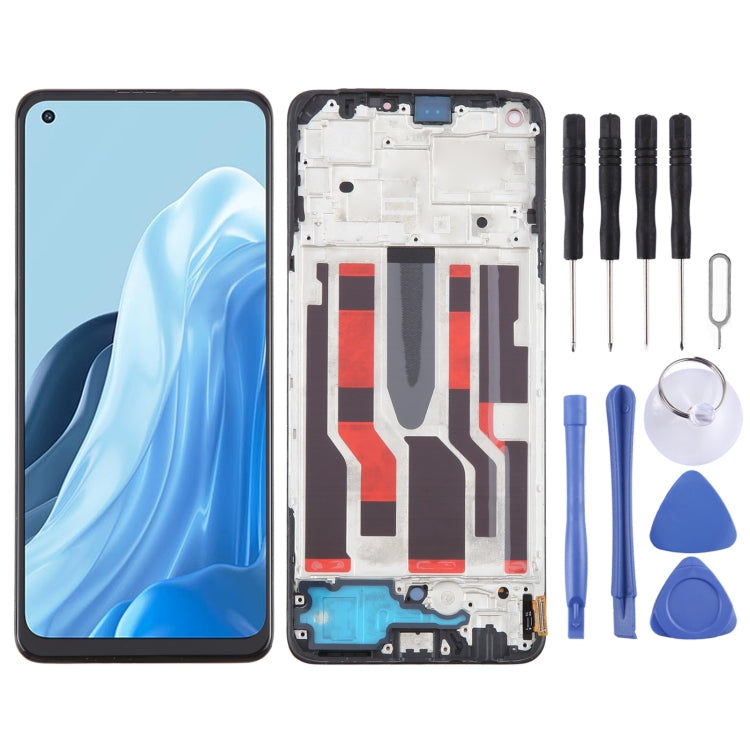 OLED LCD Screen Digitizer Full Assembly with Frame, For OPPO A78 4G CPH2565, For OPPO Reno8 Z 5G, For OPPO Reno8 4G, For OPPO Reno8 Lite 5G, For OPPO Reno8 5G, For OPPO F21 Pro 5G, For OPPO F21 Pro, For OPPO Reno7 Lite, For OPPO Reno7 4G               ...
