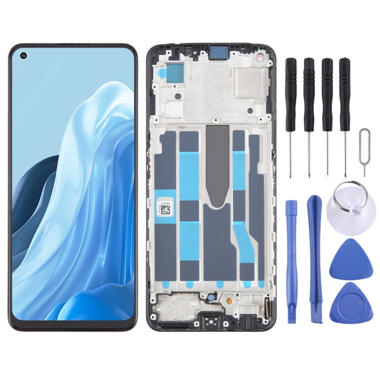 OLED LCD Screen Digitizer Full Assembly with Frame, For OPPO A78 4G CPH2565, For OPPO Reno8 Z 5G, For OPPO Reno8 4G, For OPPO Reno8 Lite 5G, For OPPO Reno8 5G, For OPPO F21 Pro 5G, For OPPO F21 Pro, For OPPO Reno7 Lite, For OPPO Reno7 4G               ...