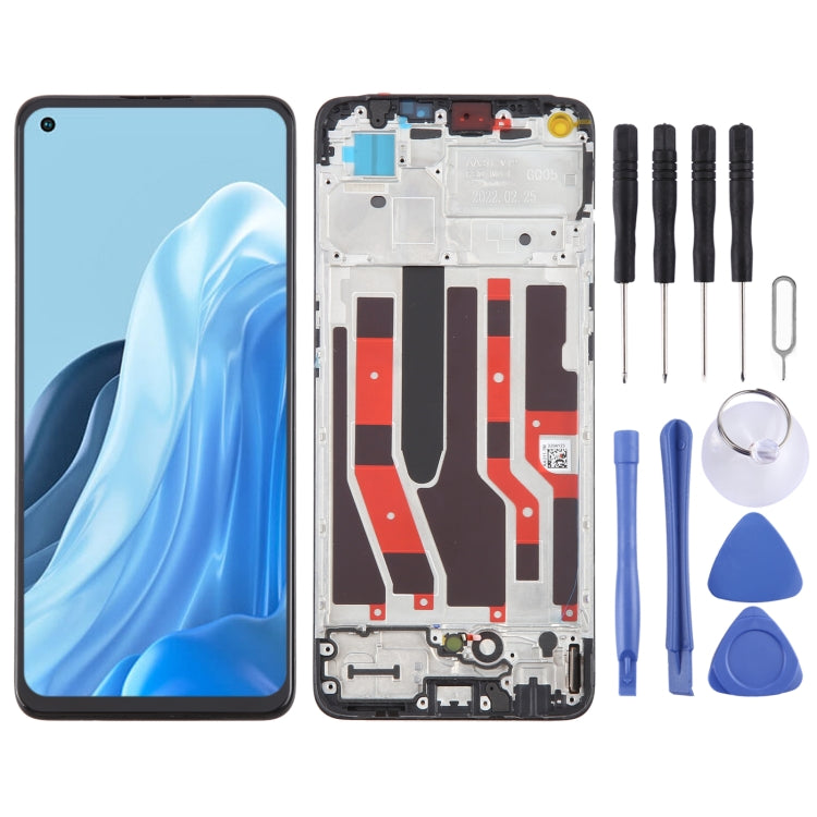 OLED LCD Screen Digitizer Full Assembly with Frame, For OPPO A78 4G CPH2565, For OPPO Reno8 Z 5G, For OPPO Reno8 4G, For OPPO Reno8 Lite 5G, For OPPO Reno8 5G, For OPPO F21 Pro 5G, For OPPO F21 Pro, For OPPO Reno7 Lite, For OPPO Reno7 4G               ...