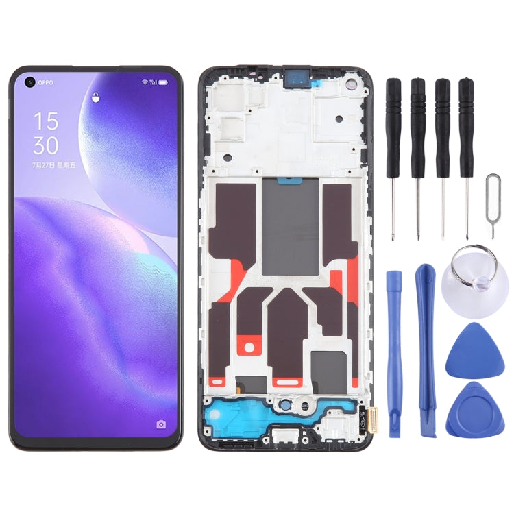 OLED LCD Screen Digitizer Full Assembly with Frame, For OPPO A78 4G CPH2565, For OPPO Reno8 Z 5G, For OPPO Reno8 4G, For OPPO Reno8 Lite 5G, For OPPO Reno8 5G, For OPPO F21 Pro 5G, For OPPO F21 Pro, For OPPO Reno7 Lite, For OPPO Reno7 4G               ...