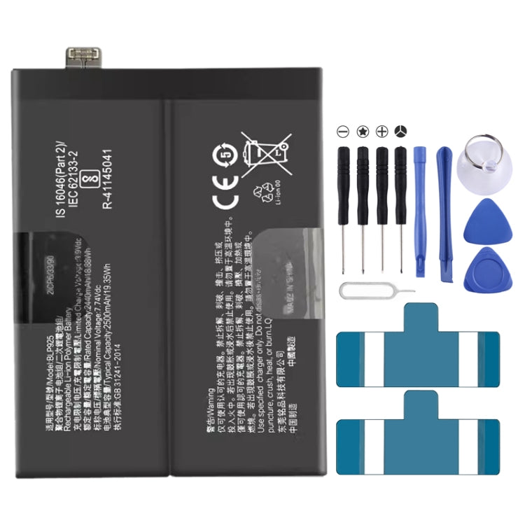 Battery Replacement, For OnePlus Nord CE 3 Lite / N30 5G BLP989 5000mAh, For OnePlus Nord 10R / ACE 2V BLP925 2500mAh, For OnePlus ACE 2 / 11 BLP975 2435mAh, For OnePlus ACE 2 Pro BLPA09, For OnePlus 10T / ACE Pro BLP945 4800mAh                        ...