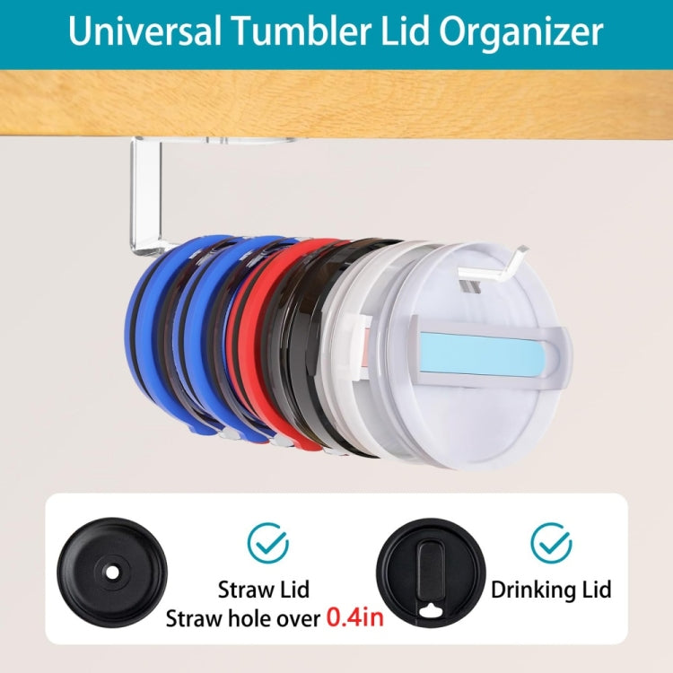 YX102 Acrylic Cup Lid Storage Rack