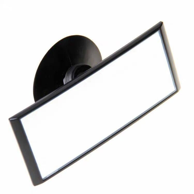 3R 3R-123 Car Suction Cup Curved Wide Angle Rear View Mirror, 3R-123