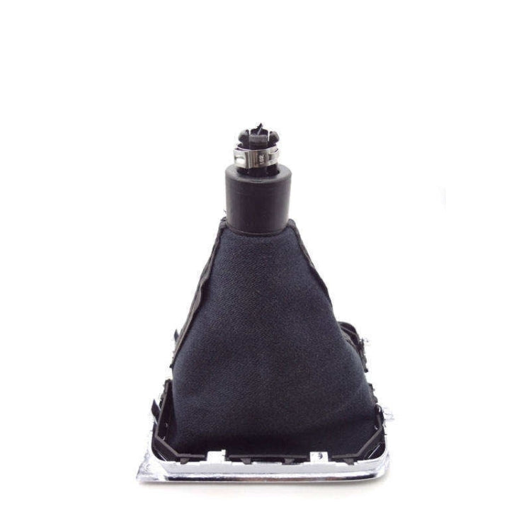 For Volkswagen Passat B6 2005-2011 Car Gear Lever Hand Ball Leather Gear Shift Knob with Chrome Frame, 6 Speed, 5 Speed
