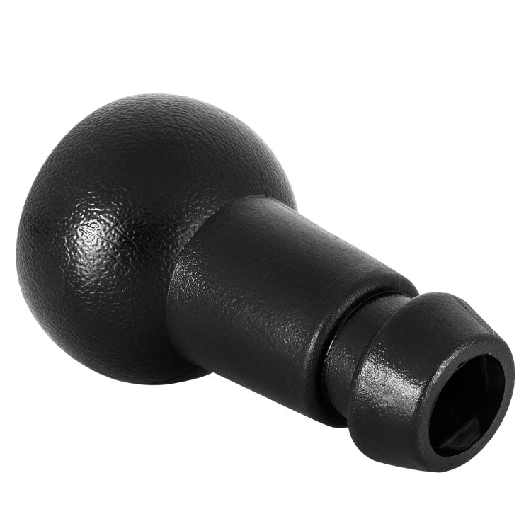 For Citroen C4 / Peugeot 307 Car Gear Lever Knob Leather Gear Shift Knob, For Citroen C4 / Peugeot 307 (Silver)