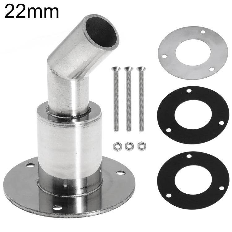 Marine Parking Heater Stainless Steel Vent, 22mm Elbow, 22mm Straight, 24mm Elbow, 24mm Straight