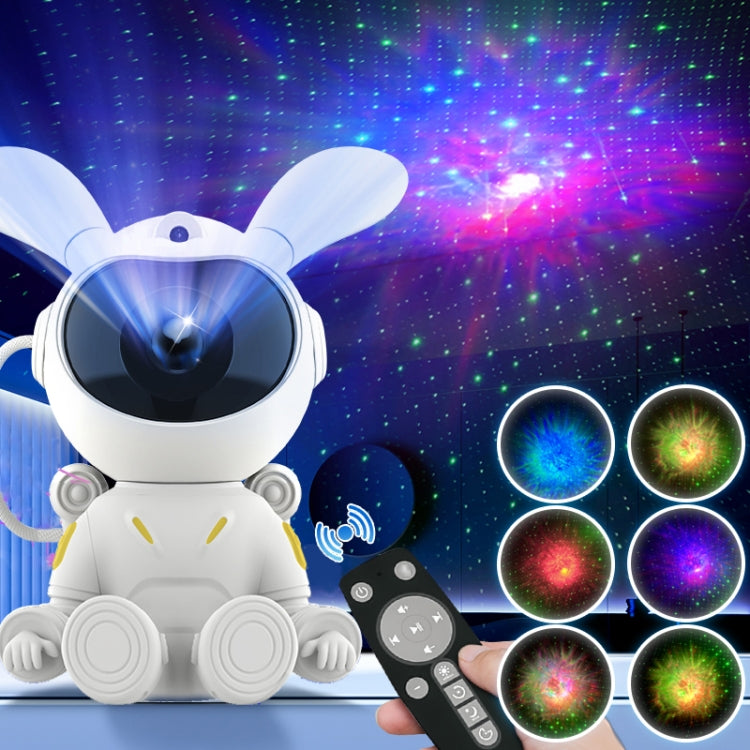 G002 Space Rabbit Starry Sky Projection Lamp Bedroom Laser Atmosphere Light, G002 Basic