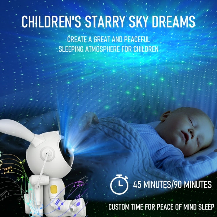 G002 Space Rabbit Starry Sky Projection Lamp Bedroom Laser Atmosphere Light, G002 Basic