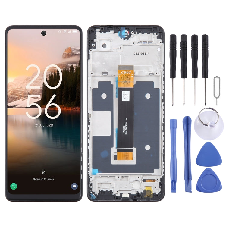OEM LCD Screen Digitizer Full Assembly with Frame, For TCL 50 SE, For TCL 40 NxtPaper 5G, For TCL 40 NxtPaper 4G, For TCL 406 T506K, For TCL 40 XE, For TCL 40 XL T608M, For TCL 40 SE, For TCL 408 T507D1, For TCL 405 T506D, For TCL 40 R T771K           ...