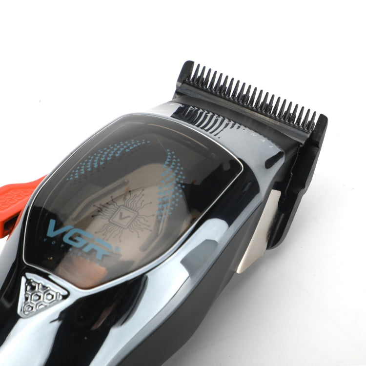 VGR V-647 5W USB LED Digital Display Magnetic Motor Electric Hair Clipper