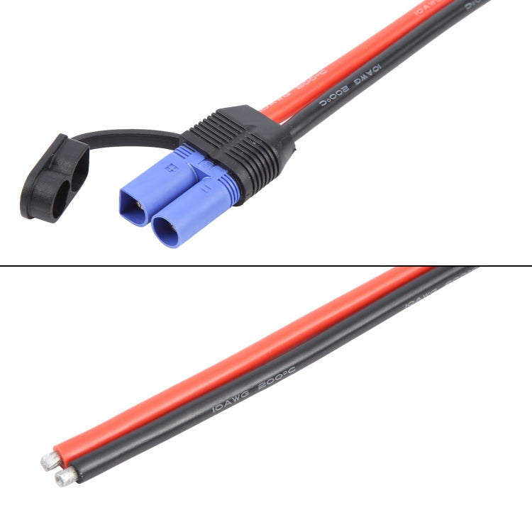 EC5 Male Connector Cable Car Power Emergency Start Silicone Soft Cable, Male Plug