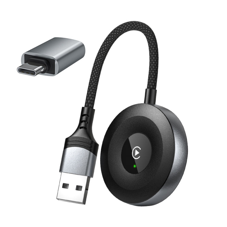 USB, USB-C / Type-C Wired to Wireless Car CarPlay Box Adapter for iPhone
