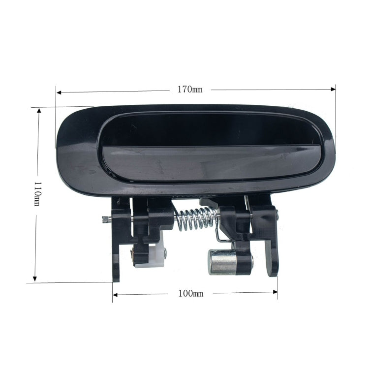 Car Left Rear Door Outside Handle 69240-02040 for Toyota Carola 1998-2002, A3446-03