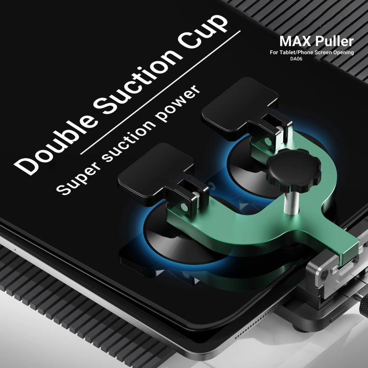 2UUL DA06 MAX Puller Double Suction Cup LCD Screen Open Fixture, DA06 MAX Puller