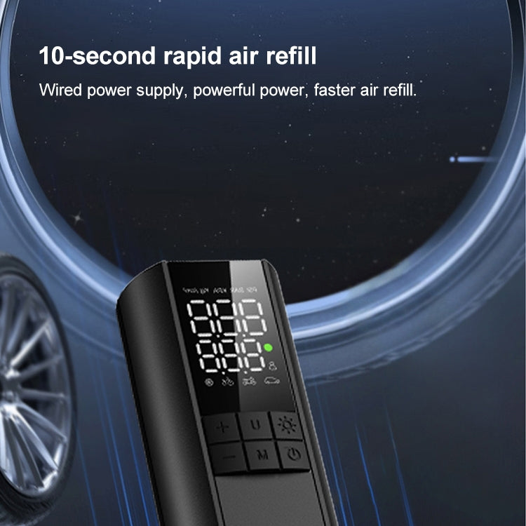 T7 Car Digital Display Portable Smart Electric Air Pump, T7