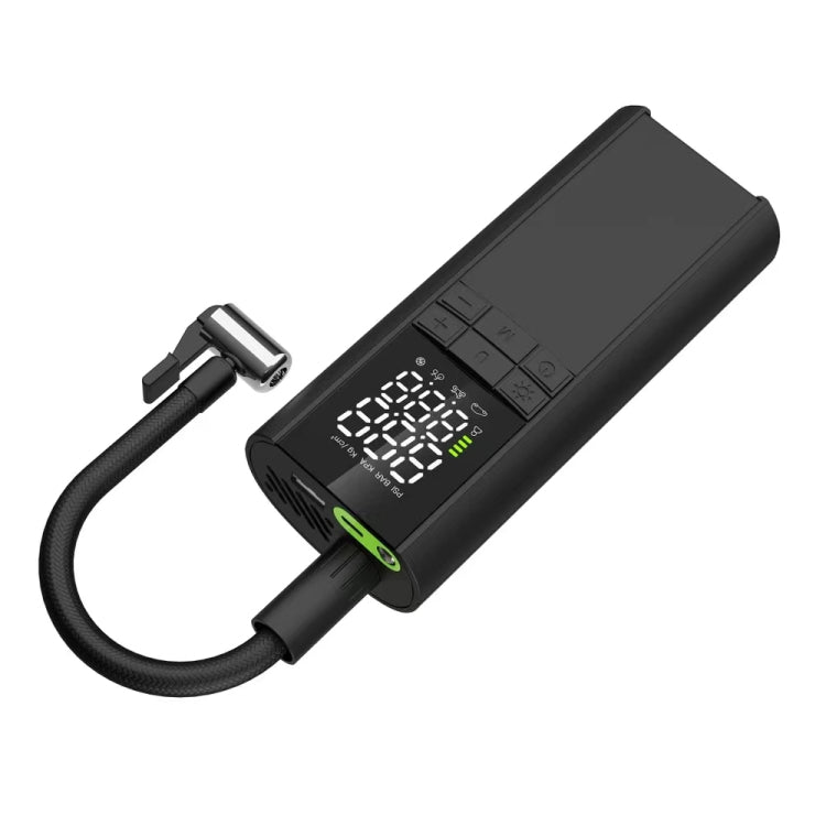 T8 Car Digital Display Portable Smart Electric Wireless Air Pump, T8
