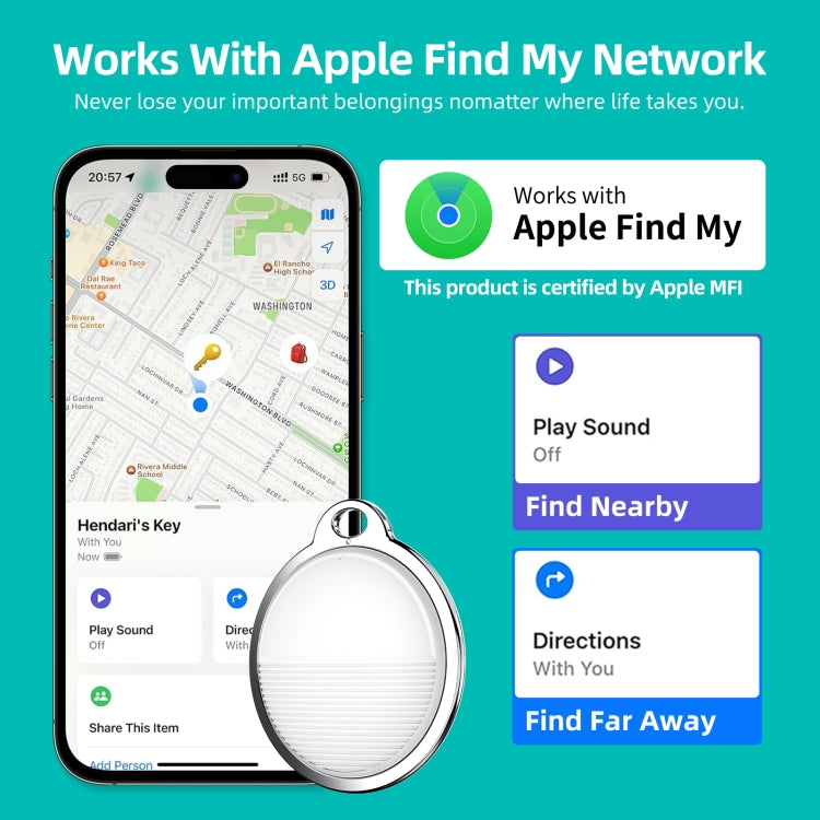 F3 Removable Global Location Tracker Anti-lost Device, F3 (White), F3 (Black)