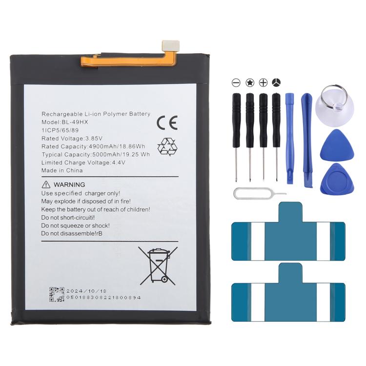 Battery Replacement, For Infinix Note 30 BL-49PT 5000mAh, For Infinix Hot 20 5G X666 BL-49HX 5000mAh, For lnfinix Note 12 Vip X672 BL-44FX 2250mAh, For Infinix Smart HD 2021 X612B X612 BL-49IT 5000mAh, For lnfinix BL-49MT 4900mAh                       ...