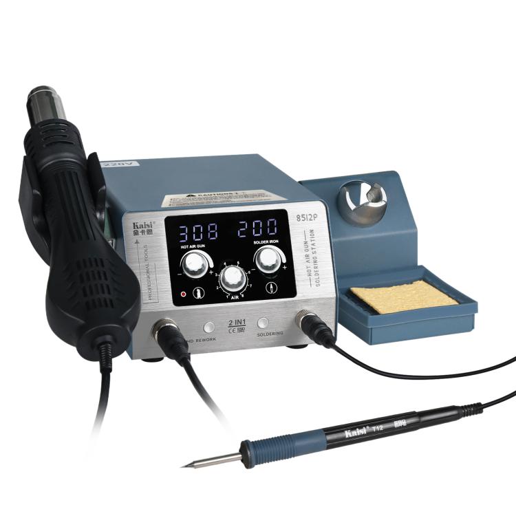Kaisi 8512P 2 in 1 Constant Temperature Digital Display Hot Air Gun Soldering Iron Rework Station, US Plug, EU Plug, AU Plug, UK Plug