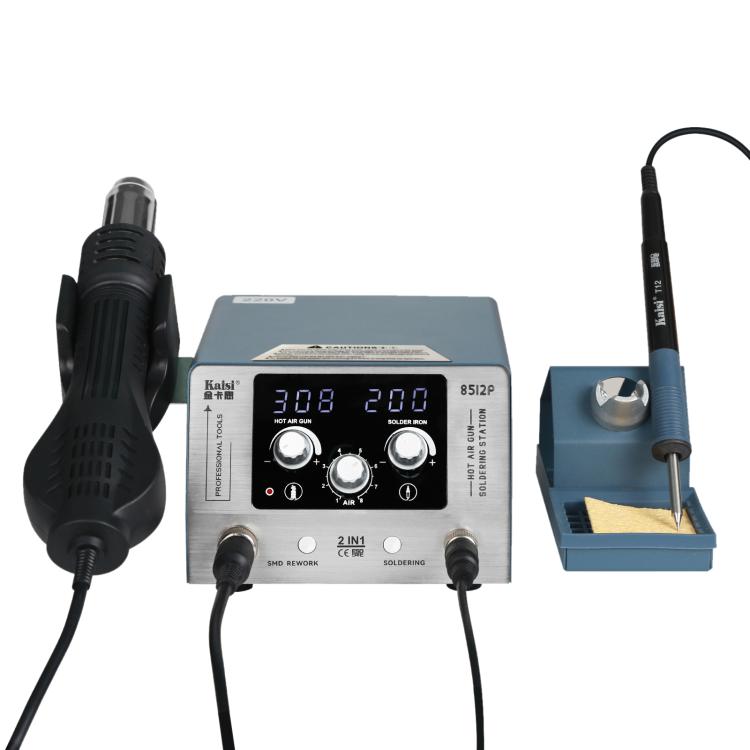 Kaisi 8512P 2 in 1 Constant Temperature Digital Display Hot Air Gun Soldering Iron Rework Station, US Plug, EU Plug, AU Plug, UK Plug