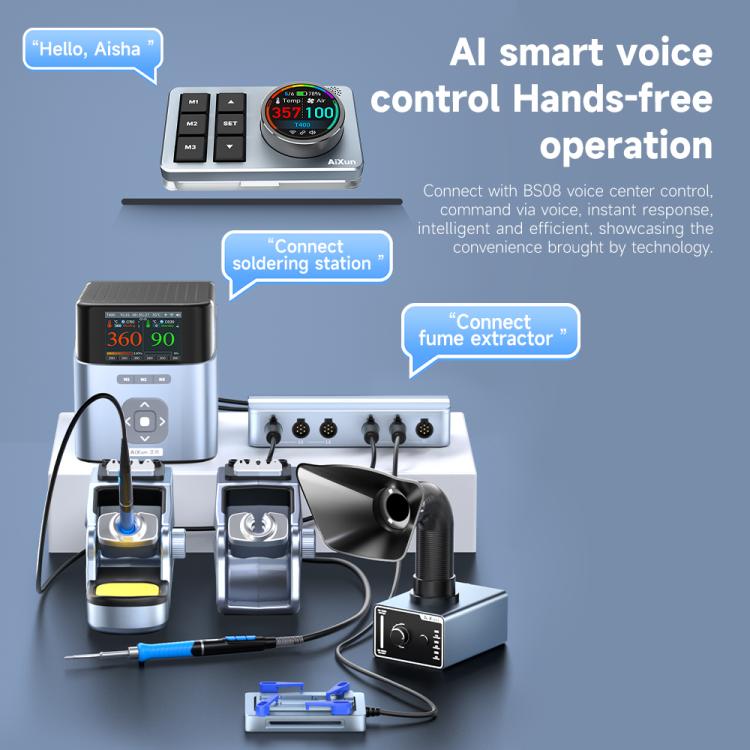 AiXun T400 320W Smart Soldering Workstation, EU Plug, UK Plug