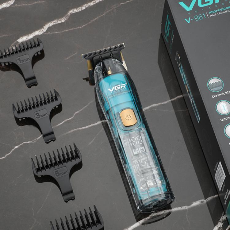 VGR V-961 IPX7 LED Digital Display USB Electric Hair Clipper, V-961