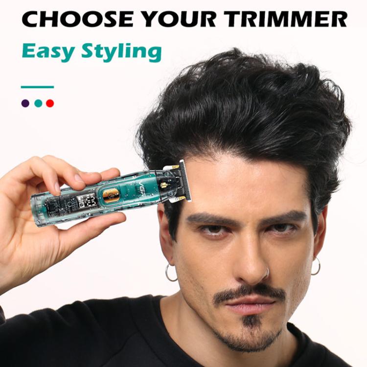 VGR V-961 IPX7 LED Digital Display USB Electric Hair Clipper, V-961