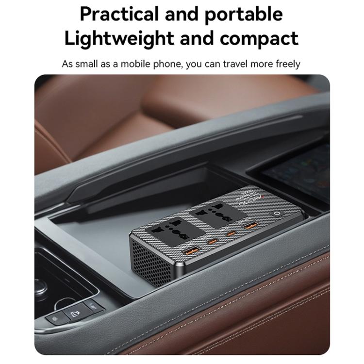 Yesido VC07 200W AC220V Multifunctional Car Inverter