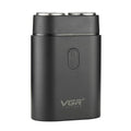 VGR V-341 Rotating 2 Cuttter Head Portable Electric Shaver, V-341