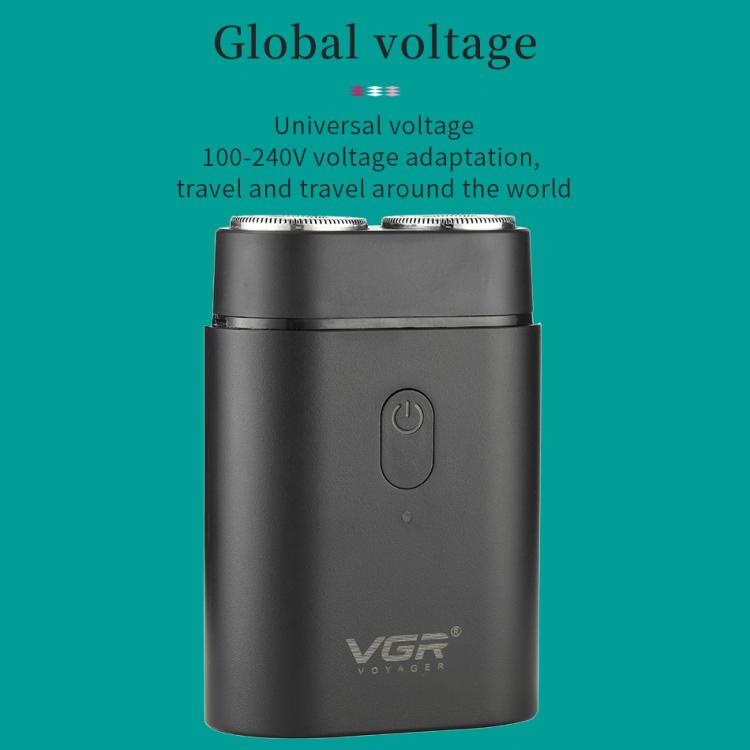VGR V-341 Rotating 2 Cuttter Head Portable Electric Shaver, V-341
