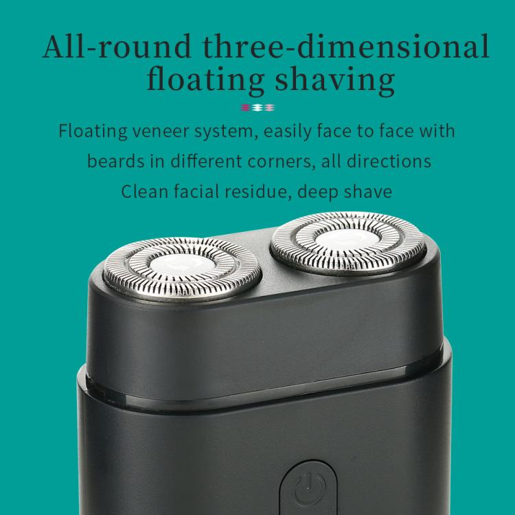 VGR V-341 Rotating 2 Cuttter Head Portable Electric Shaver, V-341