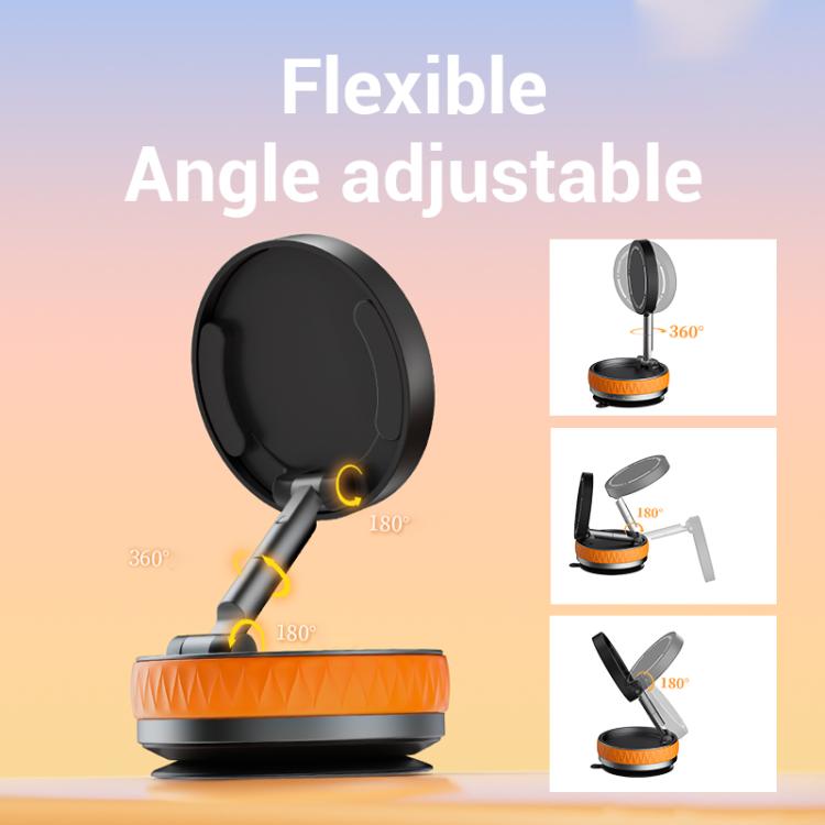 K10B Car Rotatable Vacuum Magnetic Foldable Phone Holder
