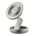 MOMAX CM30 Pac Mount Universal Transparent Magnetic Rotating Car Holder, CM30 (Titanium Gold)
