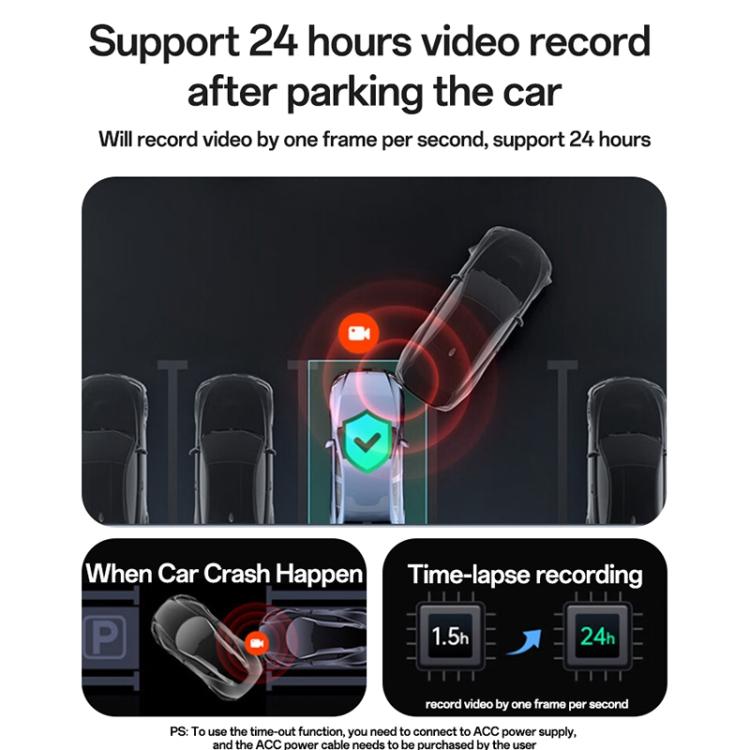 Yesido KM21 1K HD Camera Car Driving Recorder with 1.47 inch Screen, KM21