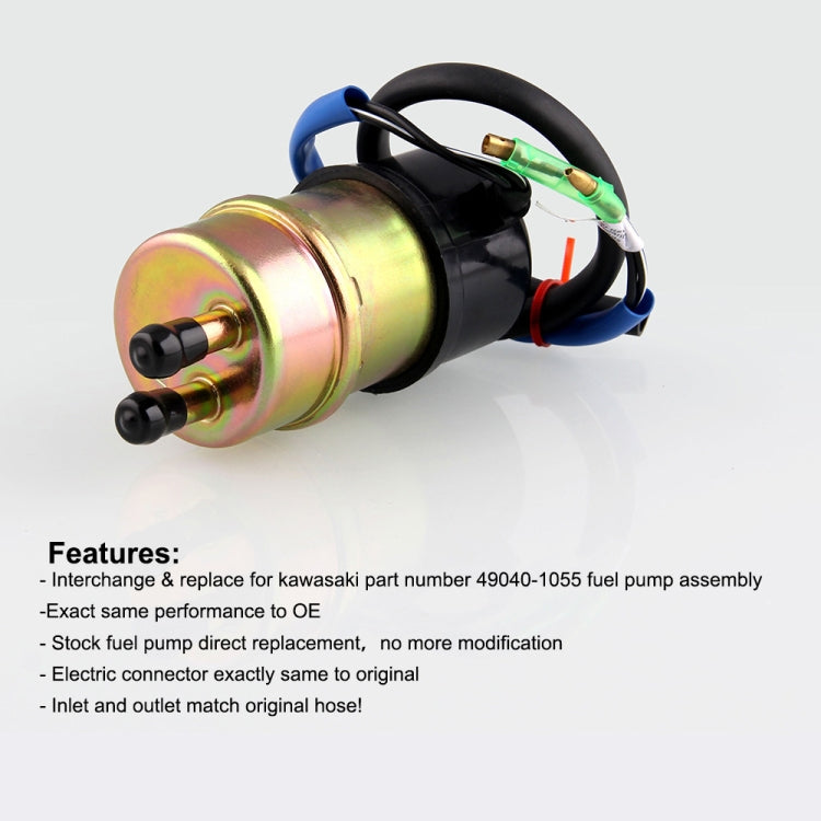 12V Electric Fuel Pump 49040-1055 for Kawasaki, Electric Fuel Pump