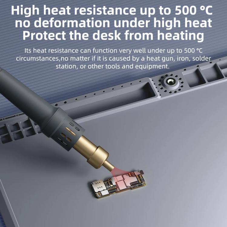 Mega-Idea B656 Desktop Insulation Heat-Resistant Silicone Pad, B656