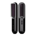 K-SKIN KD382S Negative Ion Hair Care Type-C Wireless Hair Straightening Comb, KD382S (Black), KD382S (Purple)