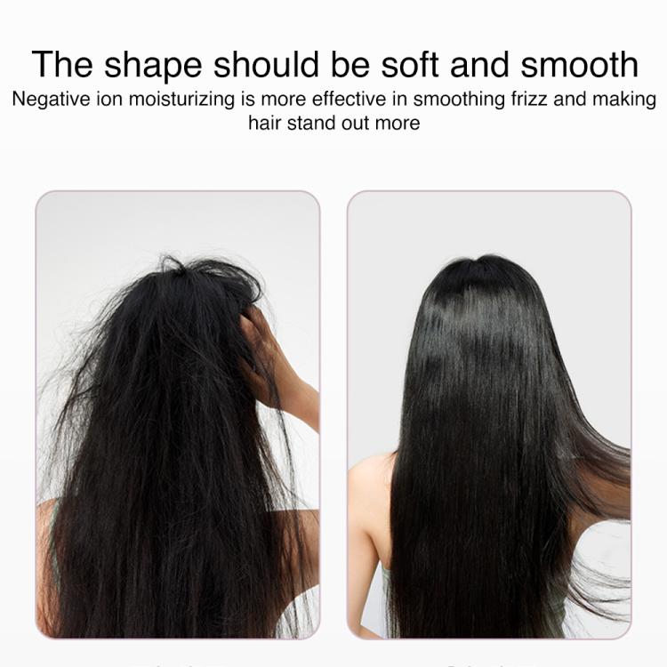 K-SKIN KD382S Negative Ion Hair Care Type-C Wireless Hair Straightening Comb, KD382S (Black), KD382S (Purple)