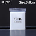 100pcs Double Layer Environmental Label Warning Printed Ziplock Bag, 6 x 8cm 8 Wire, 6 x 8cm 12 Wire, 7 x 10cm 8 Wire, 7 x 10cm 10 Wire, 7 x 10cm 12 Wire, 8 x 9.5cm 12 Wire, 8 x 10cm 12 Wire, 8 x 12cm 8 Wire, 8 x 12cm 10 Wire, 8 x 12cm 12 Wire         ...