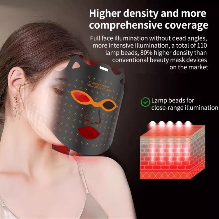 WG-SP-1103 LED Colorful Photon Rejuvenation Mask Facial Beauty Instrument, Infrared, EU Plug, US Plug, UK Plug