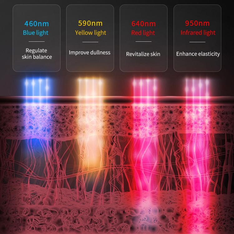 WG-YM-8005 280 LED Lamp Beads Beauty Device Photon Rejuvenation Instrument, EU Plug, US Plug, UK Plug